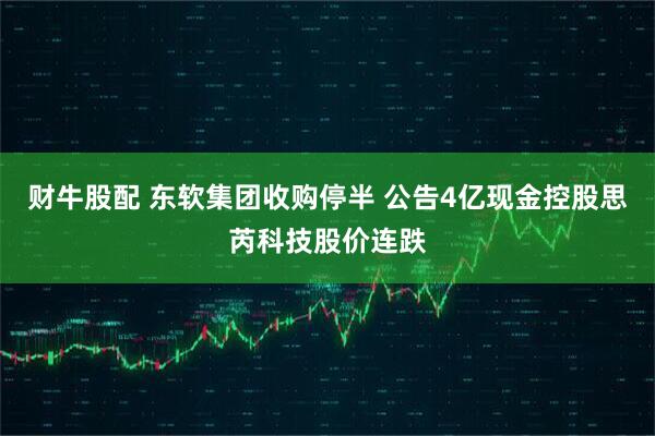 财牛股配 东软集团收购停半 公告4亿现金控股思芮科技股价连跌