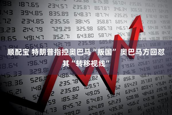 顺配宝 特朗普指控奥巴马“叛国” 奥巴马方回怼其“转移视线”