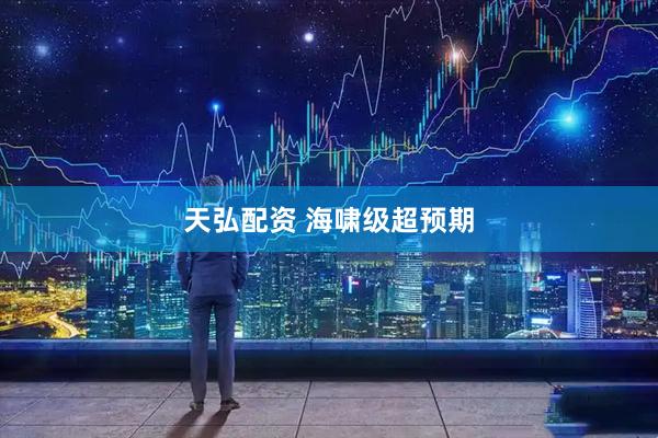 天弘配资 海啸级超预期